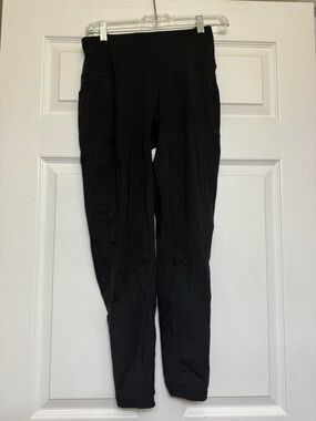 Til You Collapse Black High-Waist Leggings
